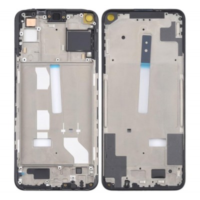 Lcd Frame Middle Chassis For Vivo Iqoo U1 Black By - Maxbhi Com