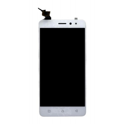Lcd With Touch Screen For Lenovo K6 Power Silver By - Maxbhi Com