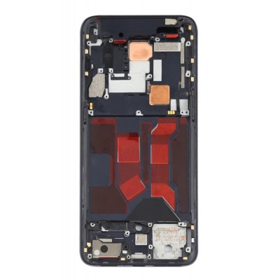 Lcd Frame Middle Chassis For Oppo Reno 10x Zoom White By - Maxbhi Com