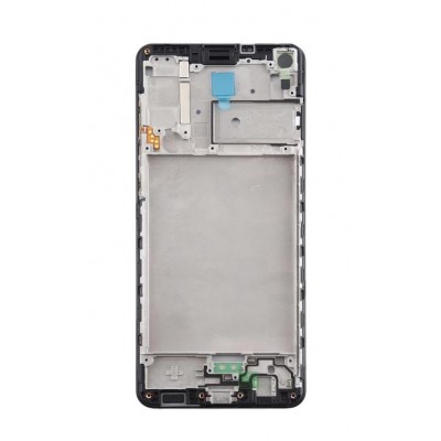 Lcd Frame Middle Chassis For Samsung Galaxy A21s Blue By - Maxbhi Com