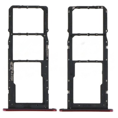Sim Card Holder Tray For Lg K62 Red - Maxbhi Com
