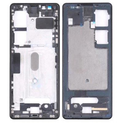 Lcd Frame Middle Chassis For Sony Xperia 1 Ii White By - Maxbhi Com