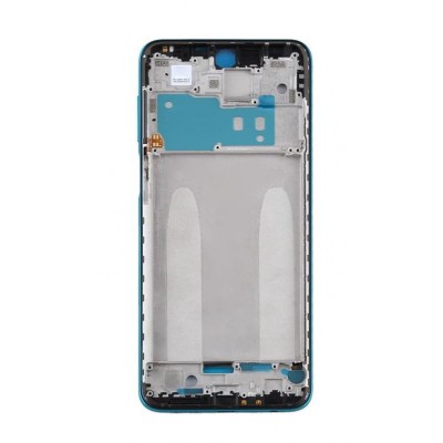 Lcd Frame Middle Chassis For Xiaomi Redmi Note 9 Pro Max Blue By - Maxbhi Com