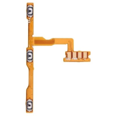 Power Button Flex Cable For Xiaomi Redmi Note 9 On Off Flex Pcb By - Maxbhi Com