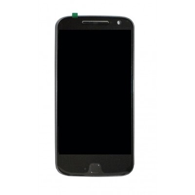 Lcd With Touch Screen For Moto G4 Plus Black By - Maxbhi Com