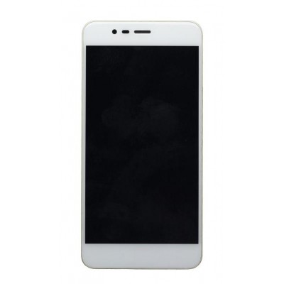 Lcd With Touch Screen For Asus Zenfone 3 Max Zc520tl Silver By - Maxbhi Com