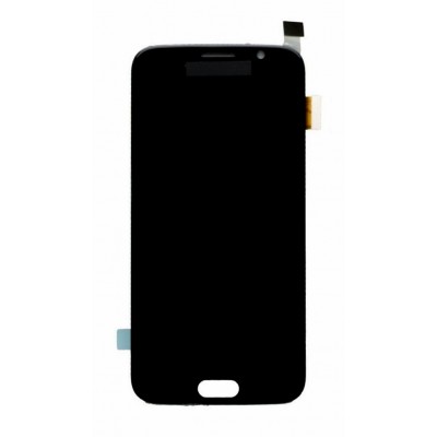 Lcd With Touch Screen For Samsung Galaxy S6 Black By - Maxbhi Com