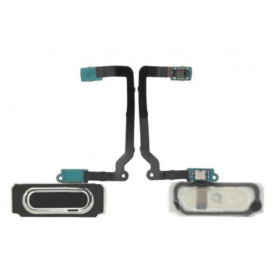 Home Button Complete For Samsung Galaxy S5 Mini Duos Blue Grey By - Maxbhi Com