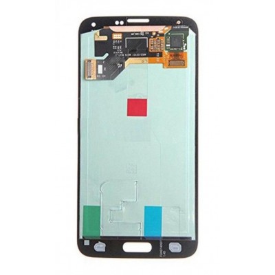 Lcd With Touch Screen For Samsung Galaxy S5 Mini Duos Blue Grey By - Maxbhi Com