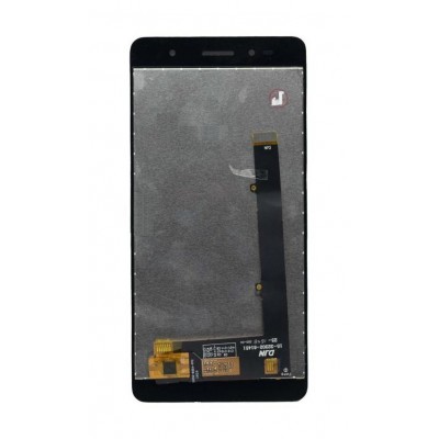 Lcd With Touch Screen For Lava R1 Black By - Maxbhi Com