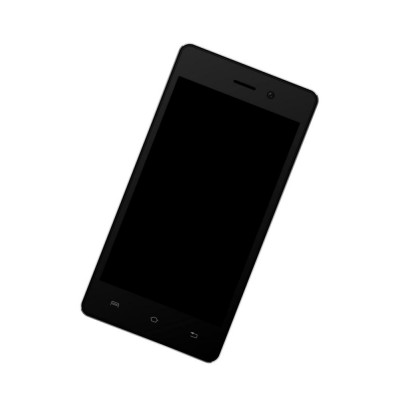 Lcd Frame Middle Chassis For Lava A52 Black By - Maxbhi Com