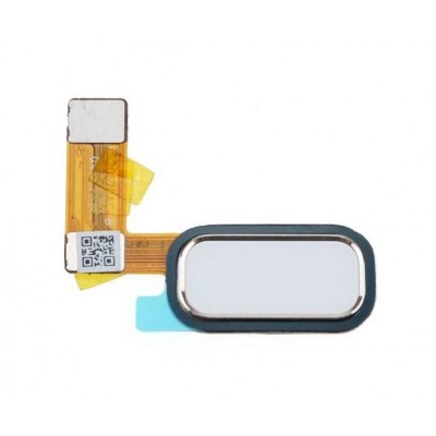 Home Button Complete For Asus Zenfone 4 Max Plus Zc554kl White By - Maxbhi Com
