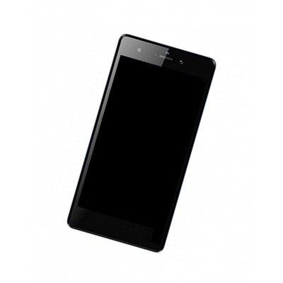 Lcd Frame Middle Chassis For Micromax Canvas Nitro 3 E352 Blue By - Maxbhi Com