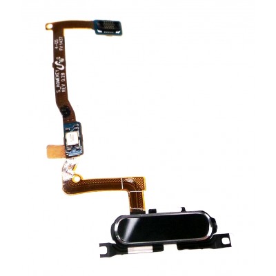 Home Button Complete For Samsung Galaxy Alpha Smg850y Black By - Maxbhi Com