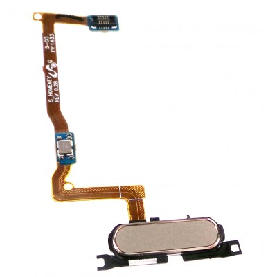 Home Button Complete For Samsung Galaxy Alpha Smg850y Gold By - Maxbhi Com