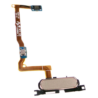 Home Button Complete For Samsung Galaxy Alpha Smg850y Gold By - Maxbhi Com