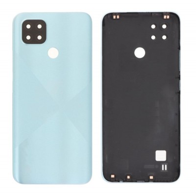 Back Panel Cover For Realme C21 White - Maxbhi Com