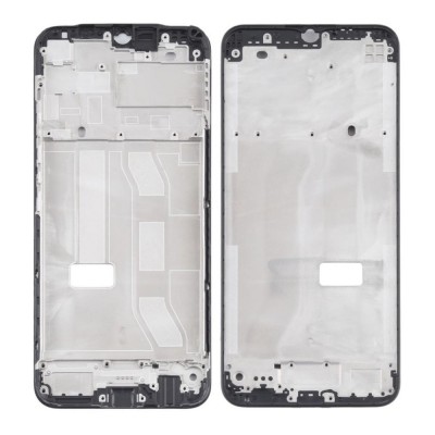 Lcd Frame Middle Chassis For Realme C25 Black By - Maxbhi Com