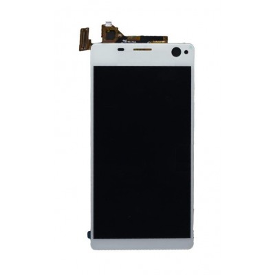 Lcd With Touch Screen For Sony Xperia C4 Dual White By - Maxbhi Com