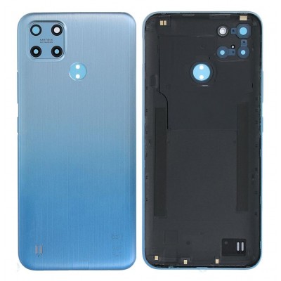 Back Panel Cover For Realme C25 White - Maxbhi Com