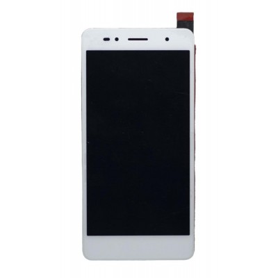 Lcd With Touch Screen For Lava Z10 White By - Maxbhi Com