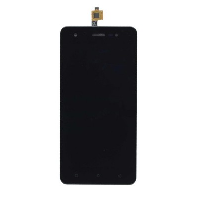 Lcd With Touch Screen For Lava Z60s Black By - Maxbhi Com