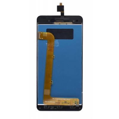 Lcd With Touch Screen For Lava Z60s Black By - Maxbhi Com