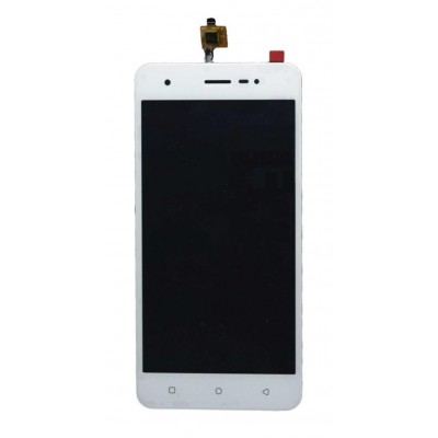 Lcd With Touch Screen For Lava Z60s White By - Maxbhi Com