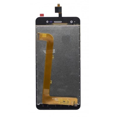 Lcd With Touch Screen For Lava Z60s White By - Maxbhi Com