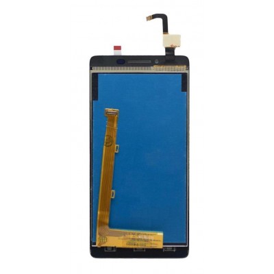 Lcd With Touch Screen For Lenovo A6000 White By - Maxbhi Com