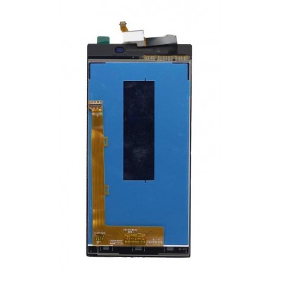 Lcd With Touch Screen For Lenovo P70 Black By - Maxbhi Com