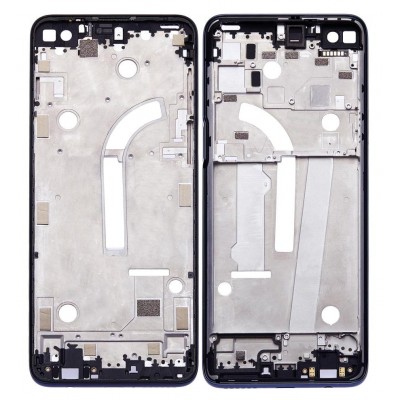 Lcd Frame Middle Chassis For Motorola One 5g White By - Maxbhi Com