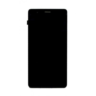 Lcd With Touch Screen For Intex Aqua Lions 4g Black By - Maxbhi Com