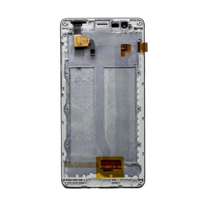 Lcd With Touch Screen For Intex Aqua Lions 4g Black By - Maxbhi Com