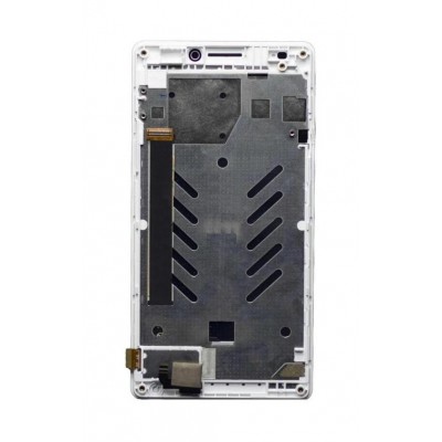 Lcd With Touch Screen For Intex Aqua Power Ii White By - Maxbhi Com