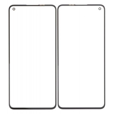 Replacement Front Glass For Oneplus 9 Black By - Maxbhi Com