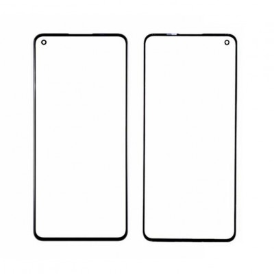 Replacement Front Glass For Oneplus 9r Blue By - Maxbhi Com