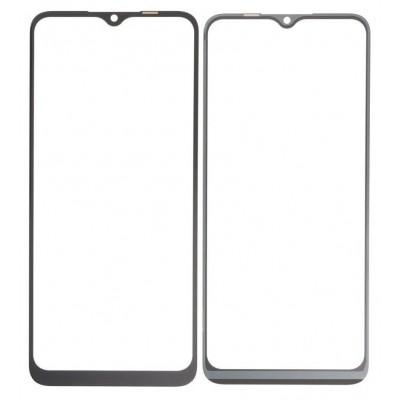 Replacement Front Glass For Realme C20 Black By - Maxbhi Com