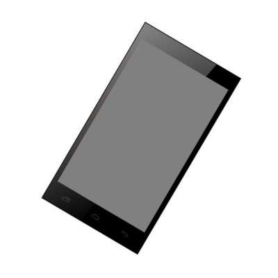 Lcd Frame Middle Chassis For Intex Aqua 3g Pro Black By - Maxbhi Com