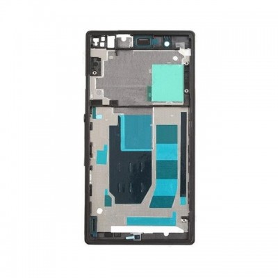 Lcd Frame Middle Chassis For Sony Xperia Z Lt36 White By - Maxbhi Com