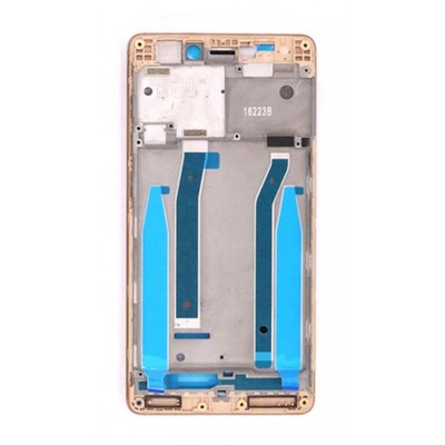 Lcd Frame Middle Chassis For Xiaomi Redmi 3s Plus Gold By - Maxbhi Com