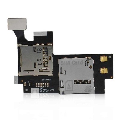 SIM Card Connector for Samsung N7100 Note 2 (memory card connector with Flex Cable)