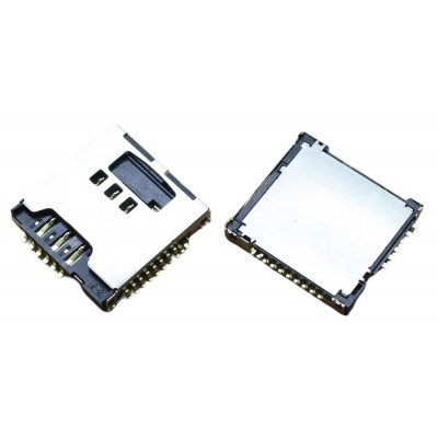 Sim Card Memory Card Reader Part For Samsung S5230 Tocco Lite Lg Kp 500 With Flex - Maxbhi Com