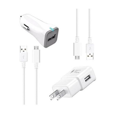3 In 1 Charging Kit For Micromax Canvas Hue Aq5000 With Usb Wall Charger Car Charger Usb Data Cable - Maxbhi.com