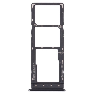 Sim Card Holder Tray For Infinix Note 10 Black - Maxbhi Com