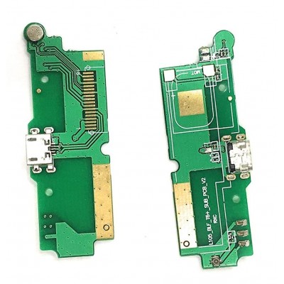 Charging Connector Flex Pcb Board For Lephone W7 Plus By - Maxbhi Com