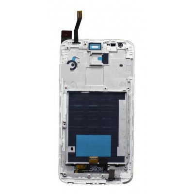Lcd With Touch Screen For Lg G2 White By - Maxbhi Com