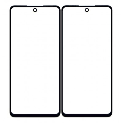 Replacement Front Glass For Infinix Note 10 Pro Black By - Maxbhi Com
