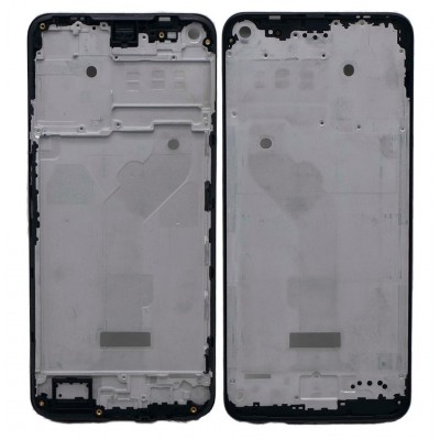 Lcd Frame Middle Chassis For Tecno Spark 7 Pro Black By - Maxbhi Com