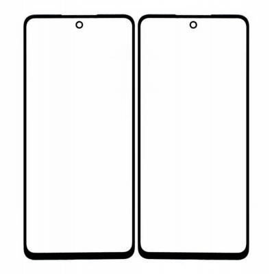 Replacement Front Glass For Infinix Note 10 Black By - Maxbhi Com